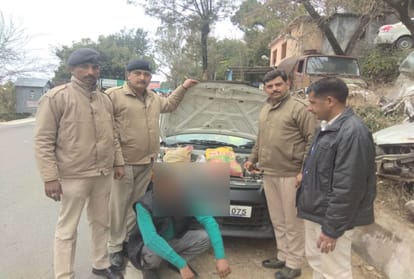 13.434 kg cannabis recovered from car bonnet in chamba himachal