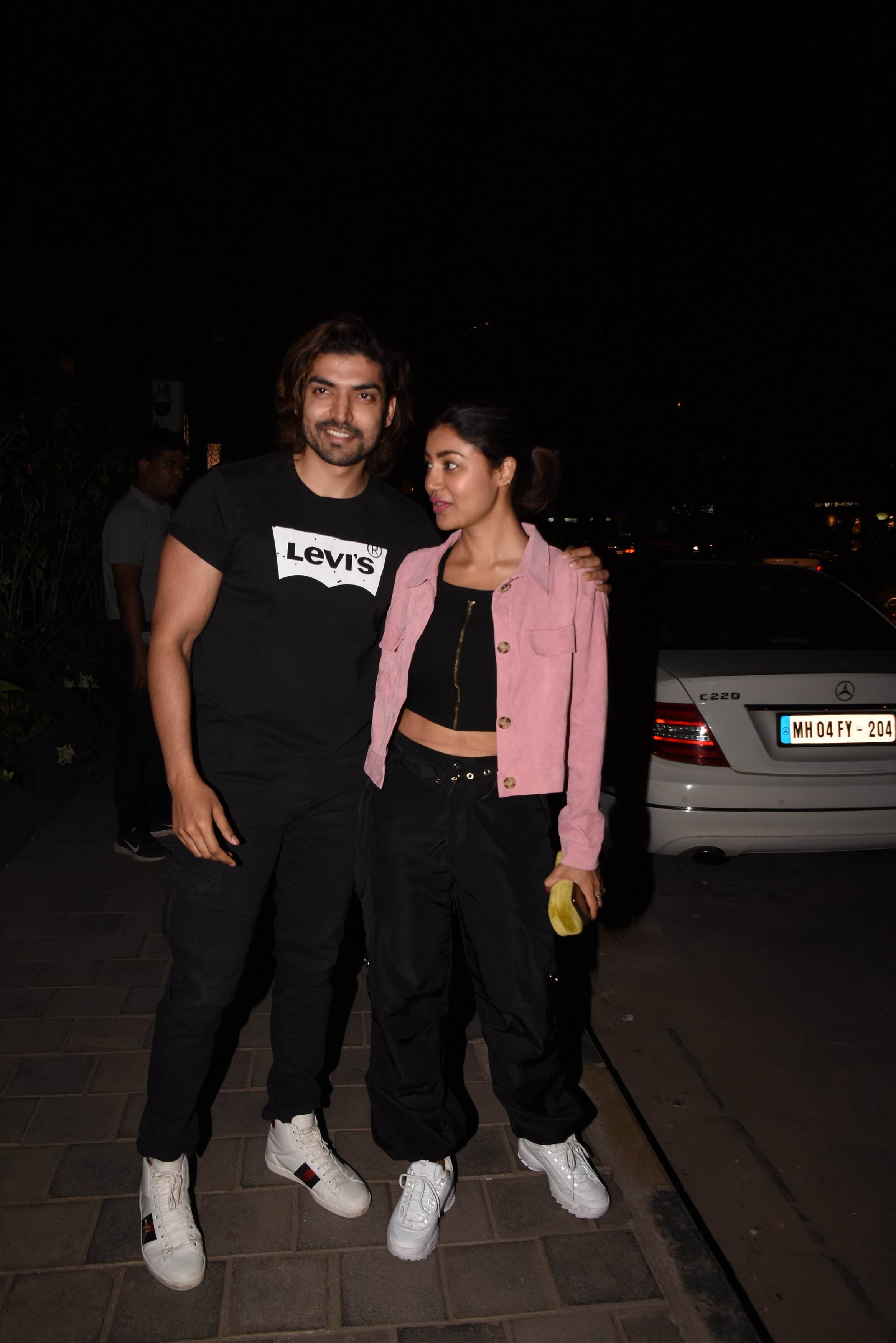 Gurmeet Chaudhary and Debina Bonnerjee spotted in mumbai