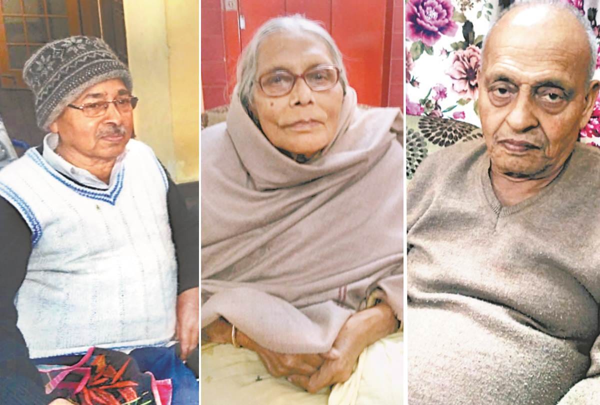 old people shared their memories on hug day