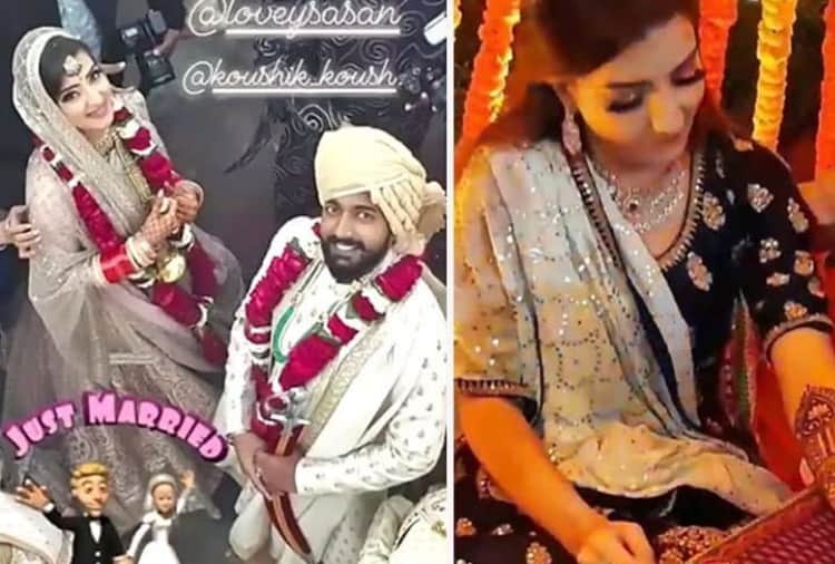 Saath Nibhana Saathiya Serial Fame Actress Loveleen Kaur Sasan Wedding Photos Viral