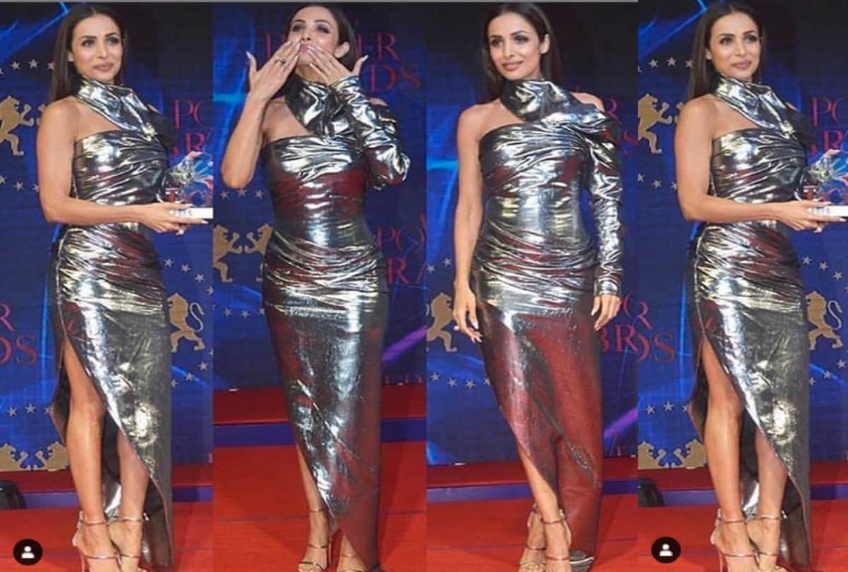Malaika Arora looks hot in metallic dress at National Jewellery Awards 2019