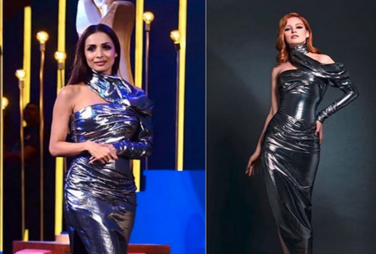 Malaika Arora looks hot in metallic dress at National Jewellery Awards 2019