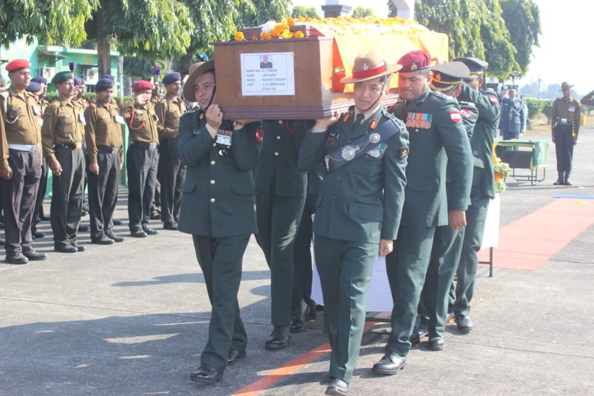 Major Nisheet Dogra martyr in Sikkim resident of Indirapuram