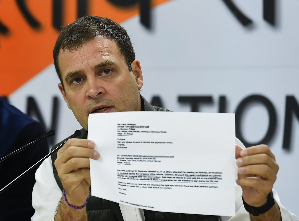Rafale deal: Rahul Gandhi says Narendra Modi is acting as the middleman of Anil Ambani