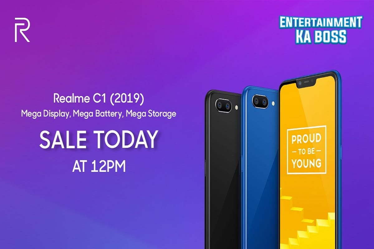 Realme C1 2019 Sale today via Flipkart, Know price and specifications