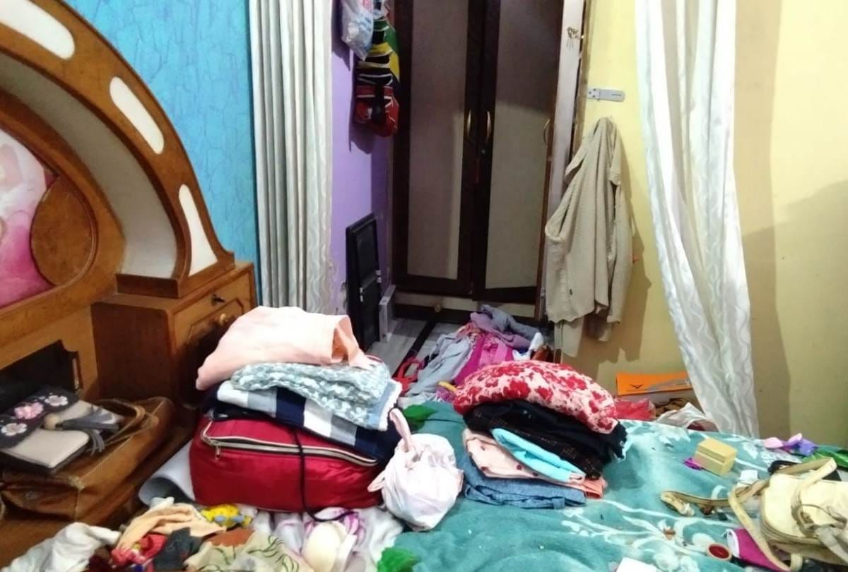 theft in house of businessman in lucknow