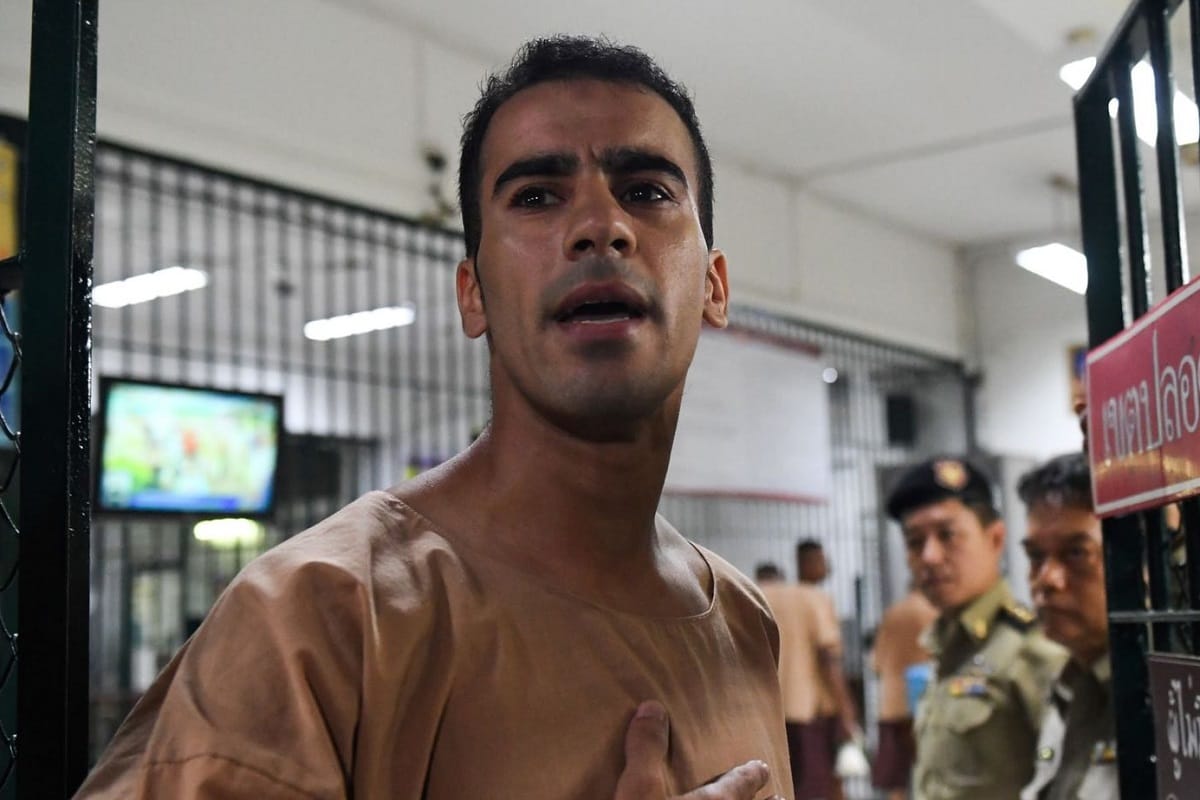 Thailand released Refugee footballer Hakeem Al Arabi