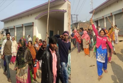 Saharanpur: SIT investigation in toxic liquor case, women rotest againest liquor in umahi village