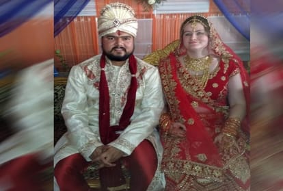 Valentine day American girl marry with indian boy in kashipur
