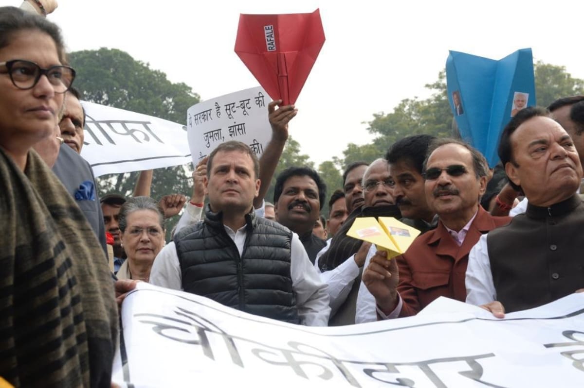 Rafale Verdict BJP to hold protest outside Congress office demanding apology from Rahul Gandhi