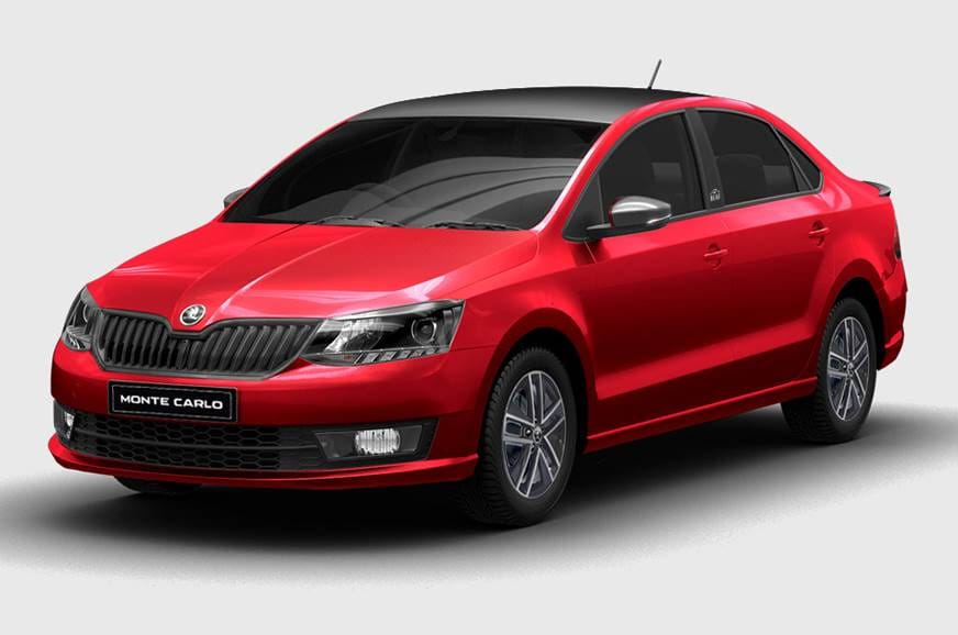 On Valentine Day Skoda Rapid Monte Carlo 2019 Edition launched in India in Flash Red color
