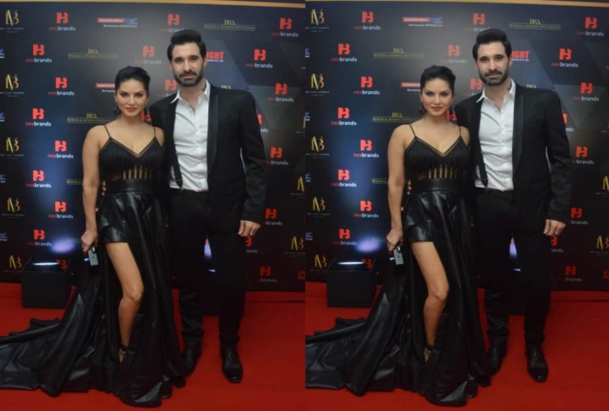 Sunny Leone Daniel Weber celebrate wedding anniversary liplock picture viral