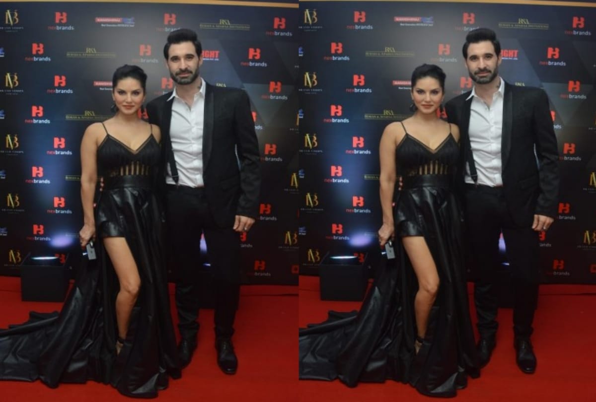 Sunny Leone Daniel Weber celebrate wedding anniversary liplock picture viral