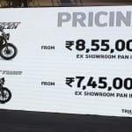 Triumph street twin & scrambler