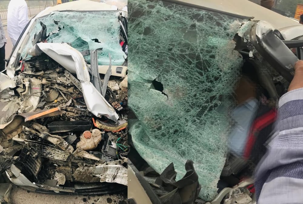 four dead in a car accident at lucknow prayagraj national highway
