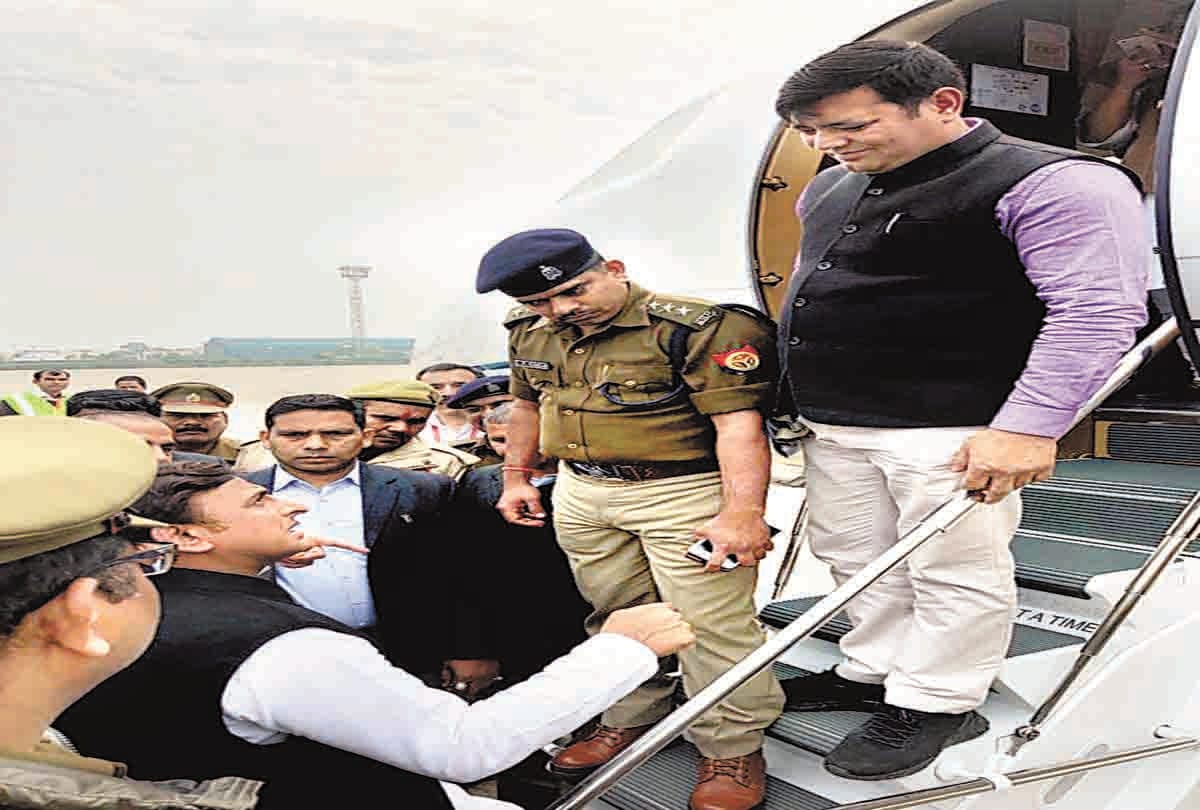 adm of patti stopped the akhilesh