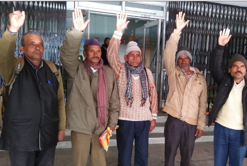 villagers protested against Khadiya mining