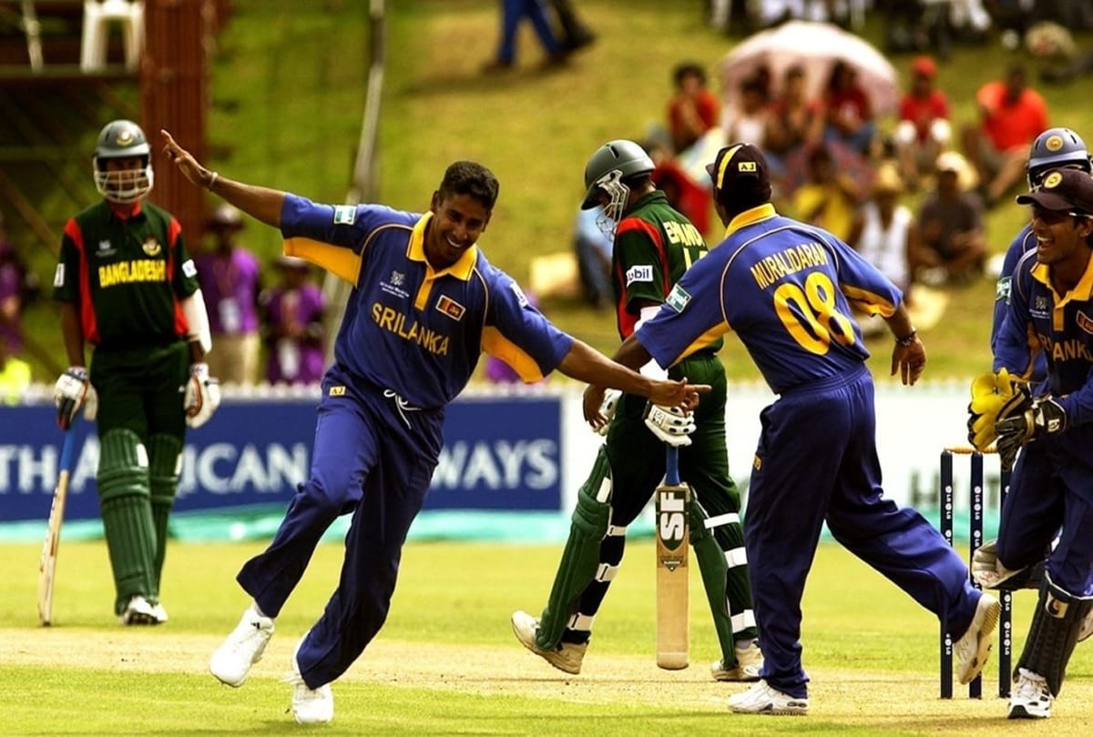 14 feb 2003: Chaminda vaas takes hat trick on valentines Day that year against Bangladesh