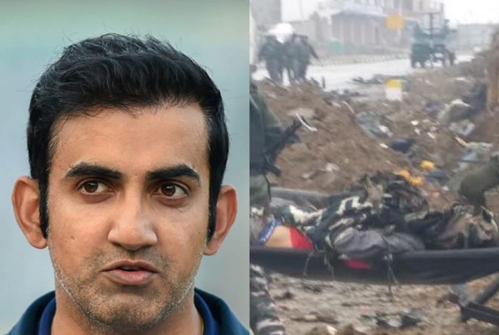 gautam gambhir says conversation can nott be on table,it should be on battle ground