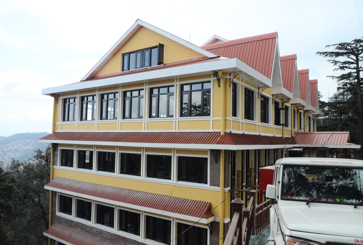 A rich collection of 72,400 books in the new State Library of himachal