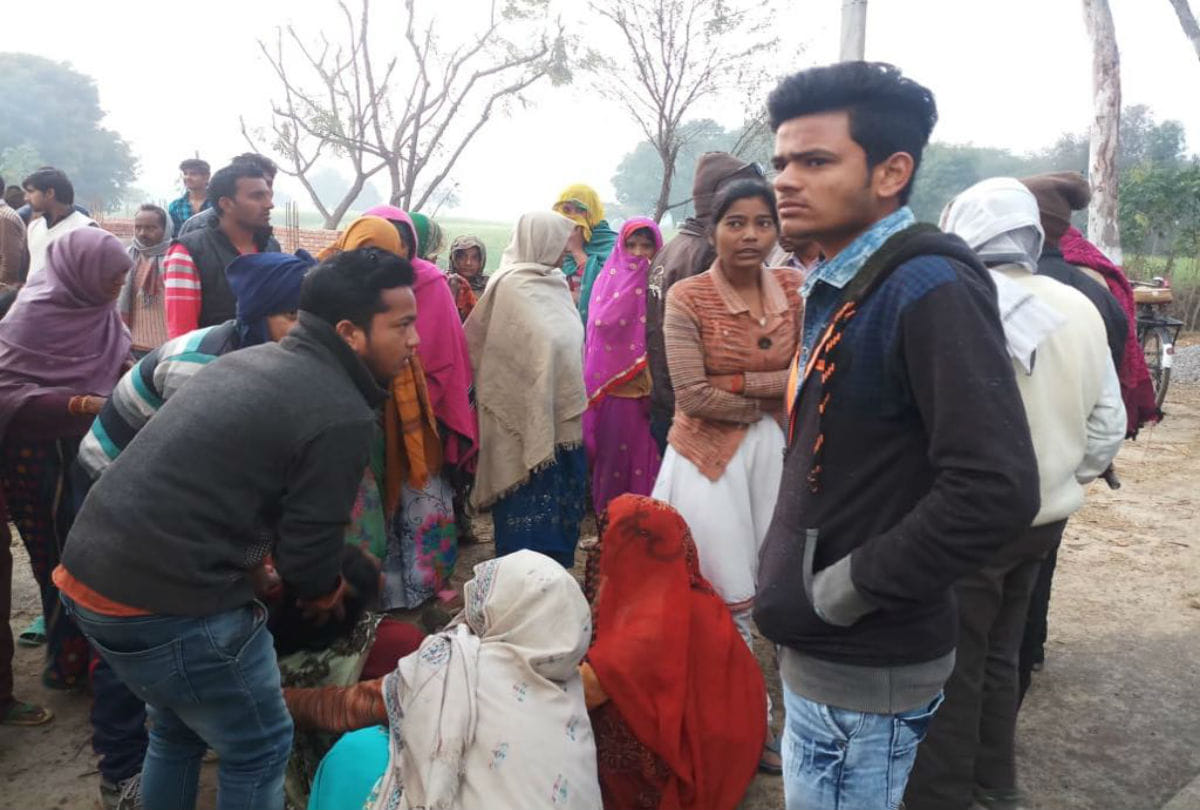 high school student die in road accident in firozabad