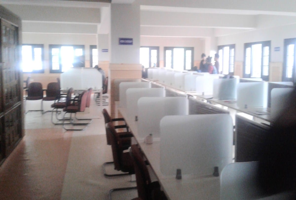 A rich collection of 72,400 books in the new State Library of himachal