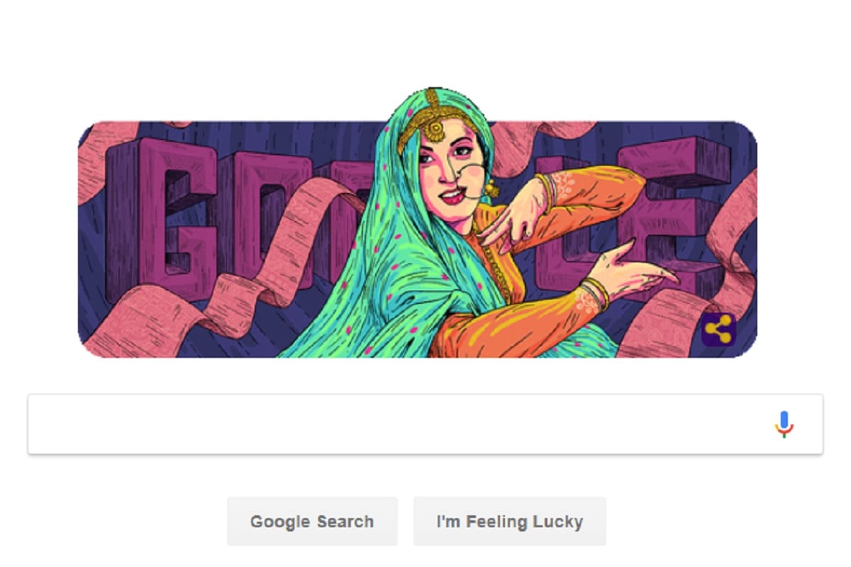 Google pays tribute to remember Madhubala on her 86th Birth Anniversary with doodle