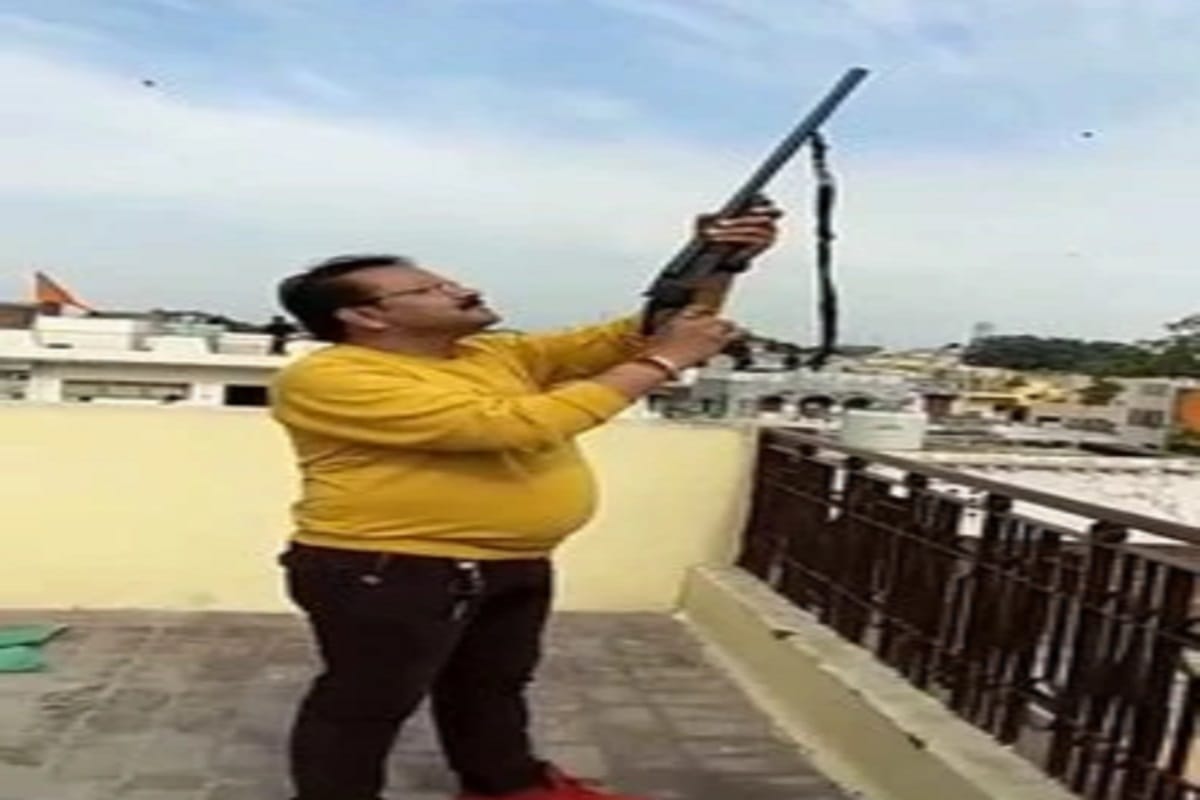 Meerut: Air firing video viral in Meerut city