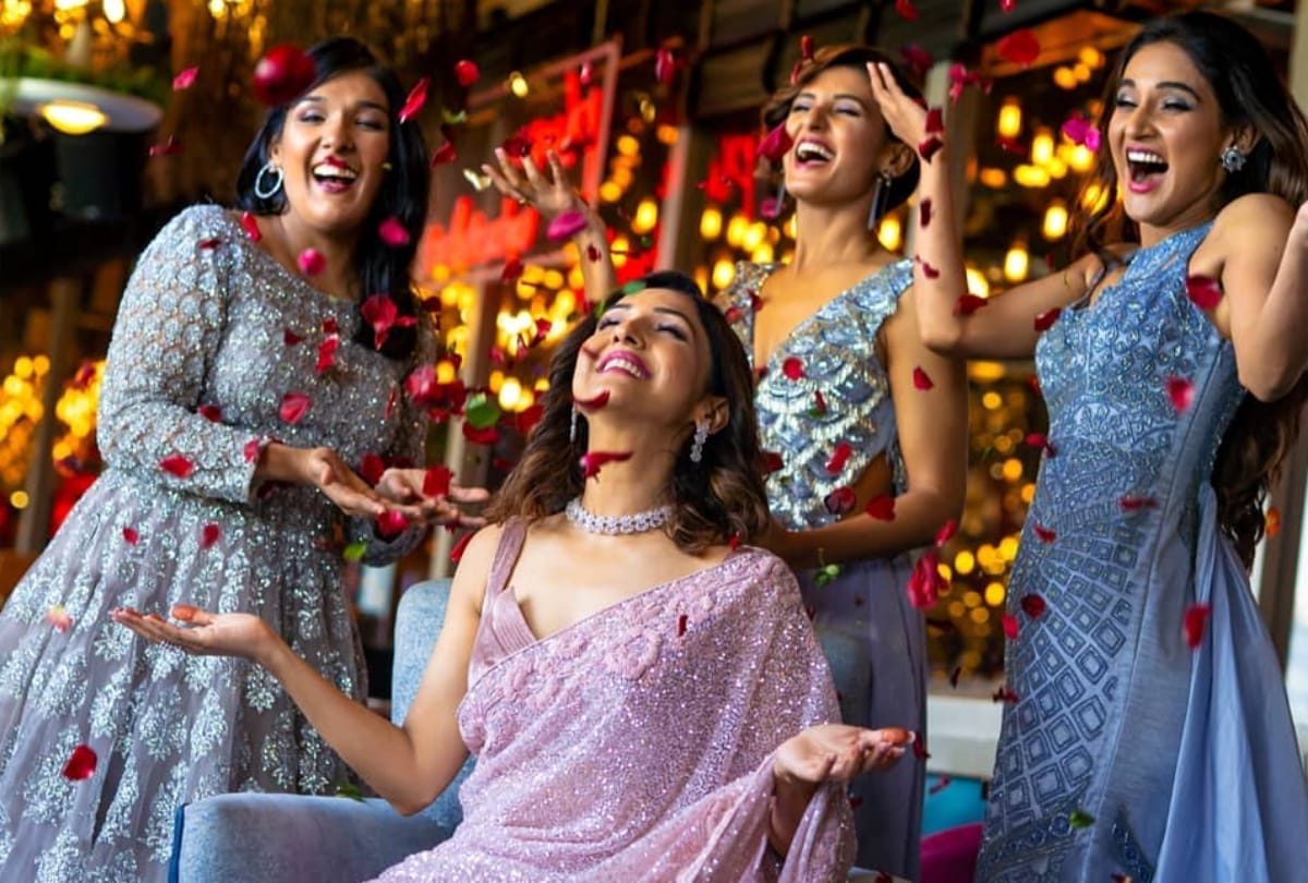 Neeti Mohan shoot Pre-Wedding Photoshoot with Sisters before marriage with Nihaar Pandya