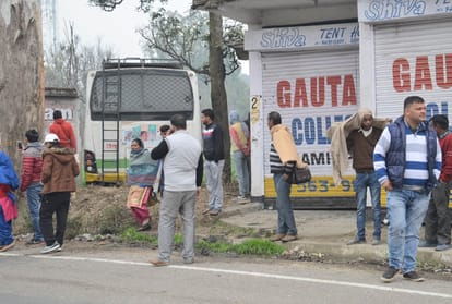 HRTC bus break fail in hamirpur himachal pradesh