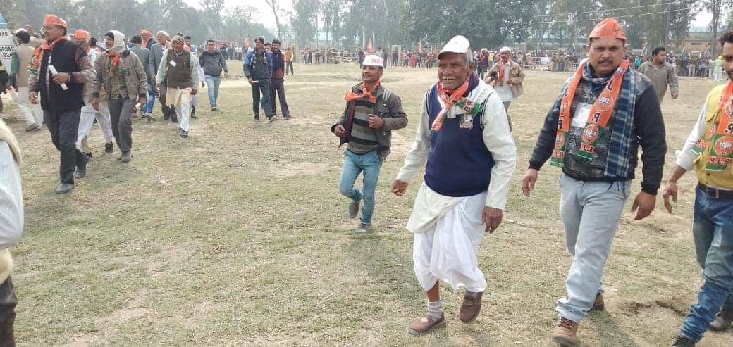 PM Narendra Modi rally in Rudrapur public go back due to rain