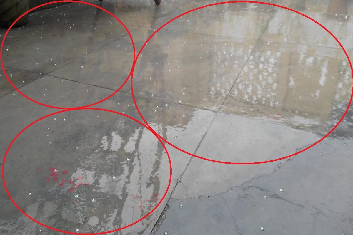 Meerut, Rain and hailstones in many districts of western UP, Cold will now increase