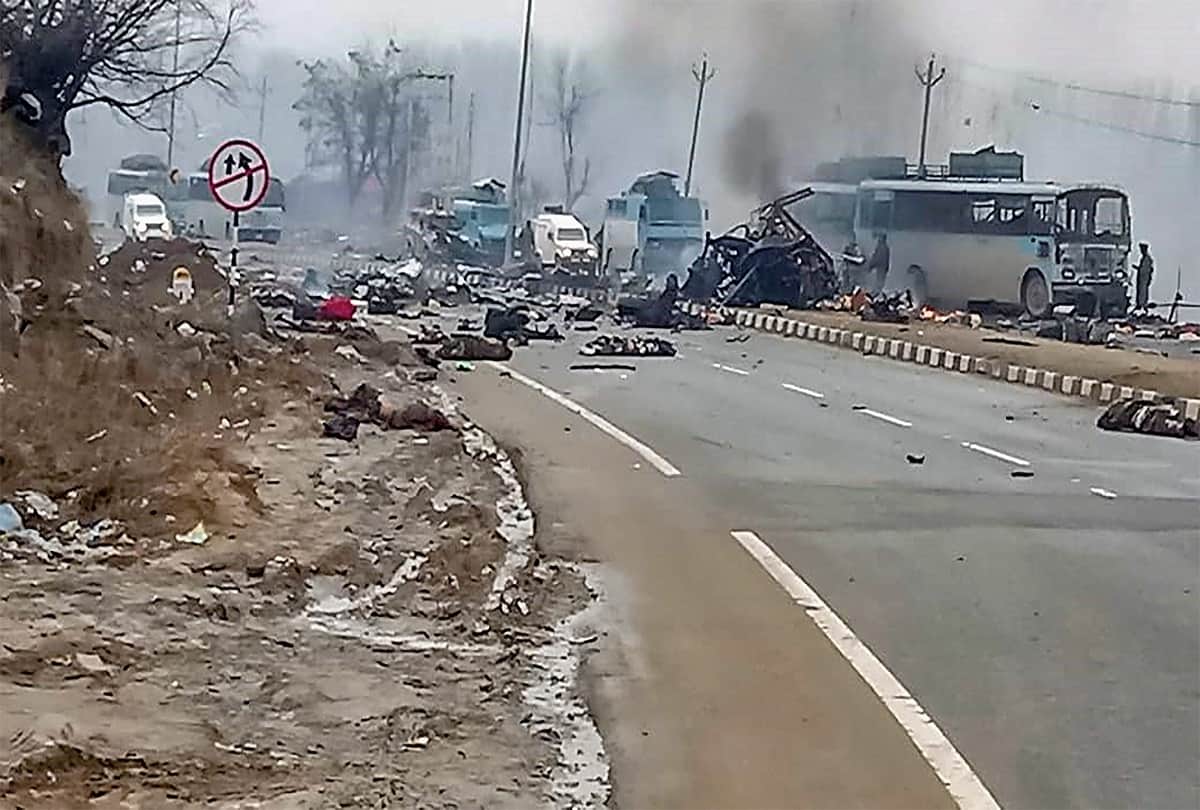 jammu kashmir pulwama terror attack and major terrorist incidents in India