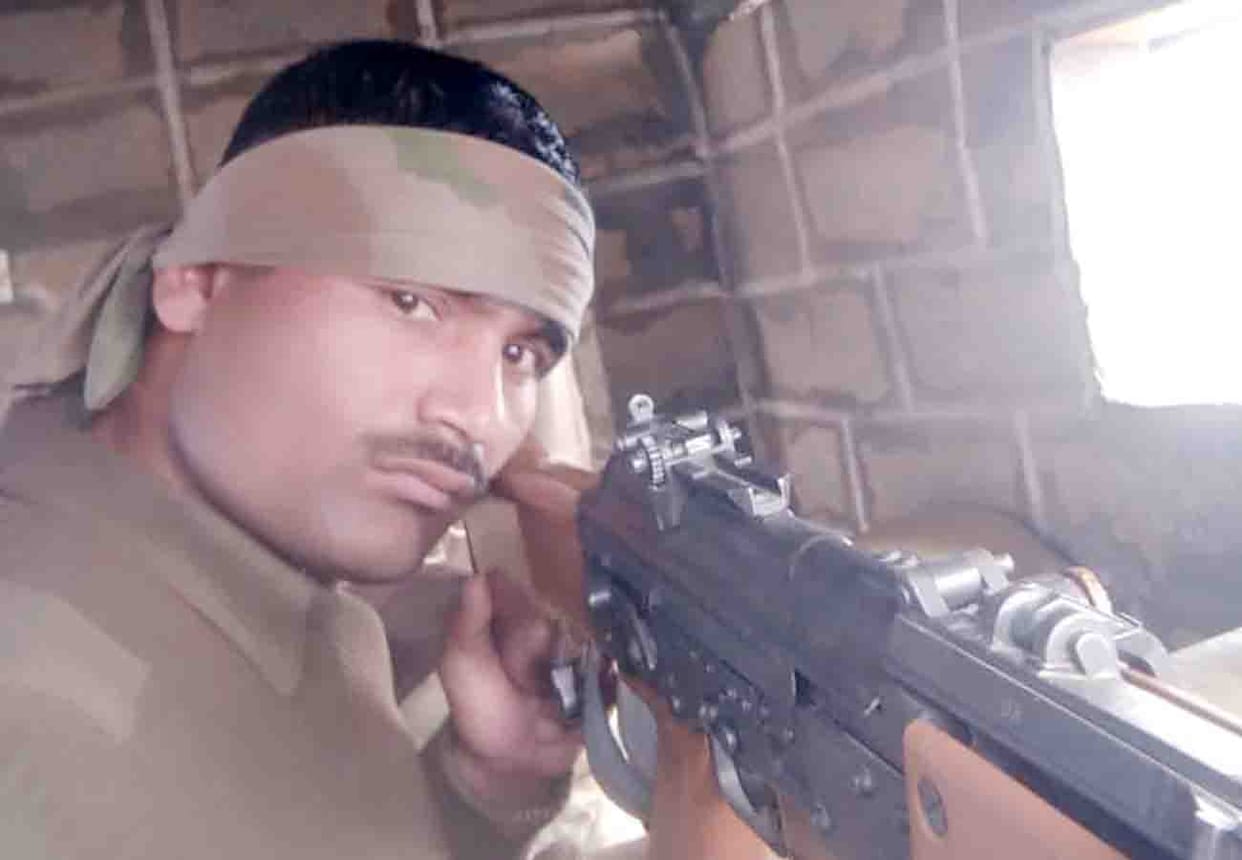 Pulwama terror attack shyam babu martyr