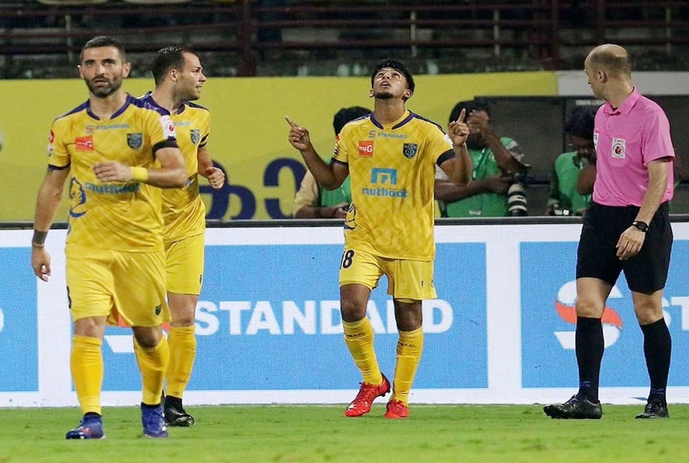 Kerala Blasters FC beat Chennaiyin FC by 3-0 in isl
