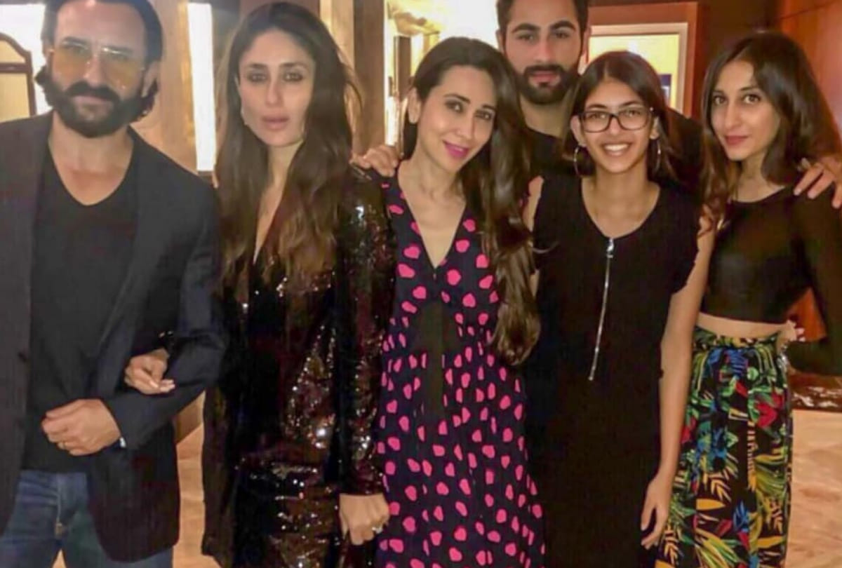 kareena karisma celebrate father randhir kapoors birthday with saif ali khan and all family member