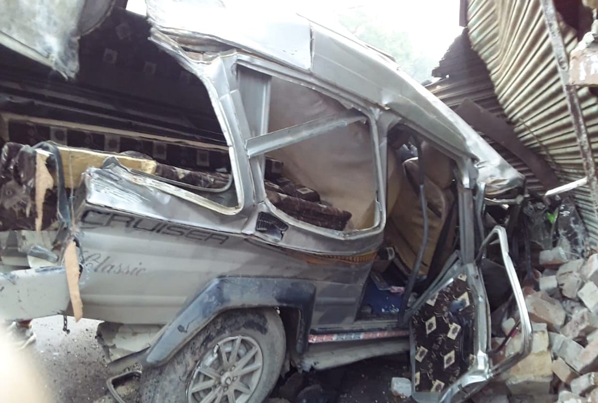 three women dies in car accident in kasganj