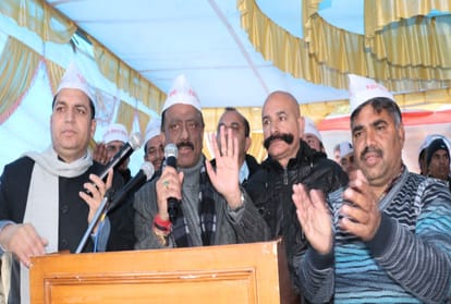 pensioners protest in shimla for old pension scheme