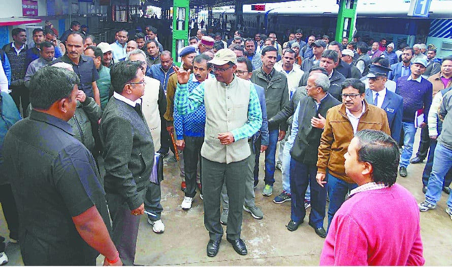 General Manager of Northeast Railway did Annual Inspection of Tanakpur Station