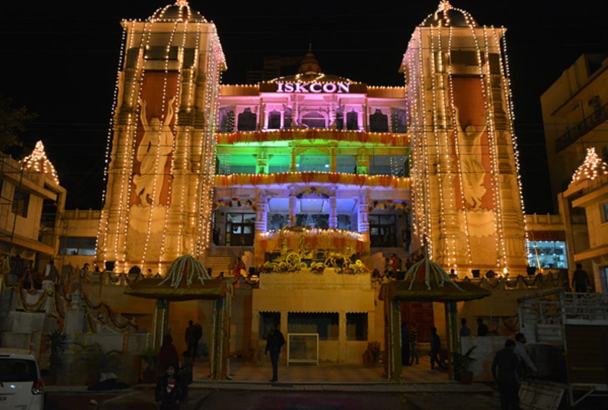 Iskcon Temple ready to celebrate Janmashtami festival with aprox 4 lakh devotees