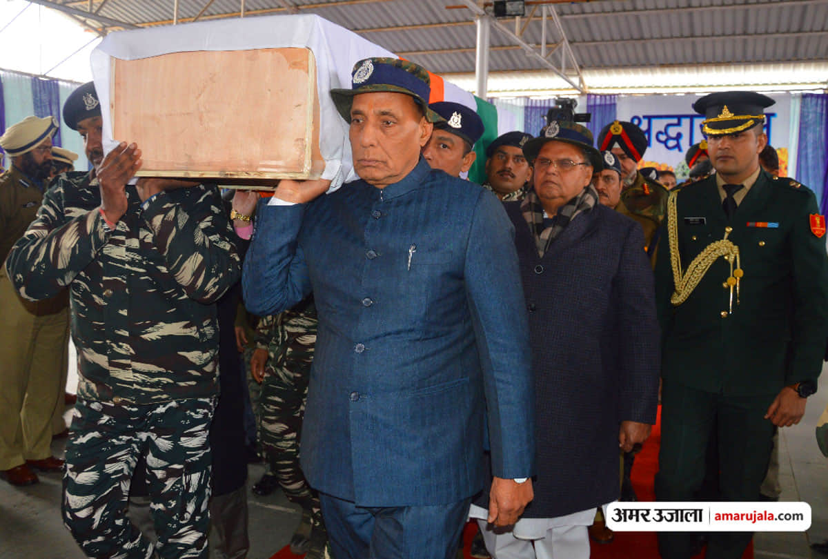 pulwama terror attack Rajnath Singh gave tribute to country's martyrs