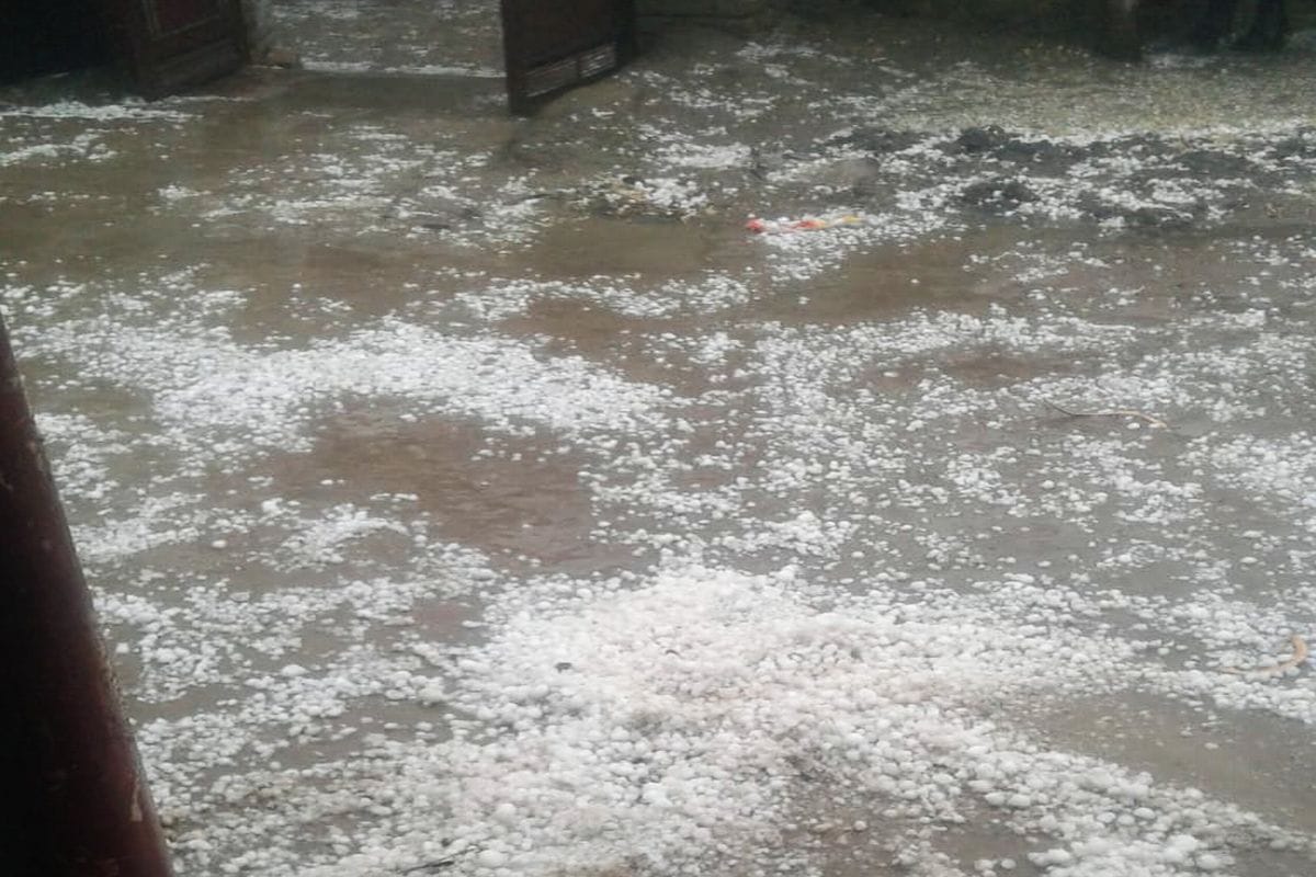 बारिश और ओलावृष्टि से उड़ी किसानों की नींद