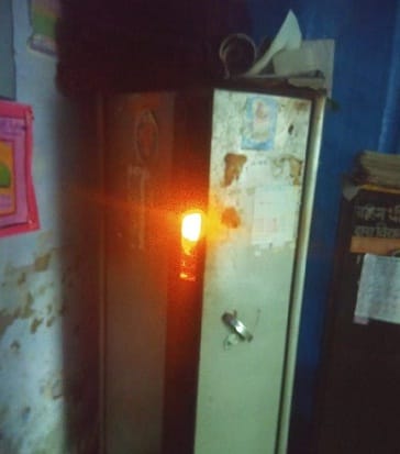 The chaotic elements burnt the documents of the Sarikwad Saraswati Shishu Mandir