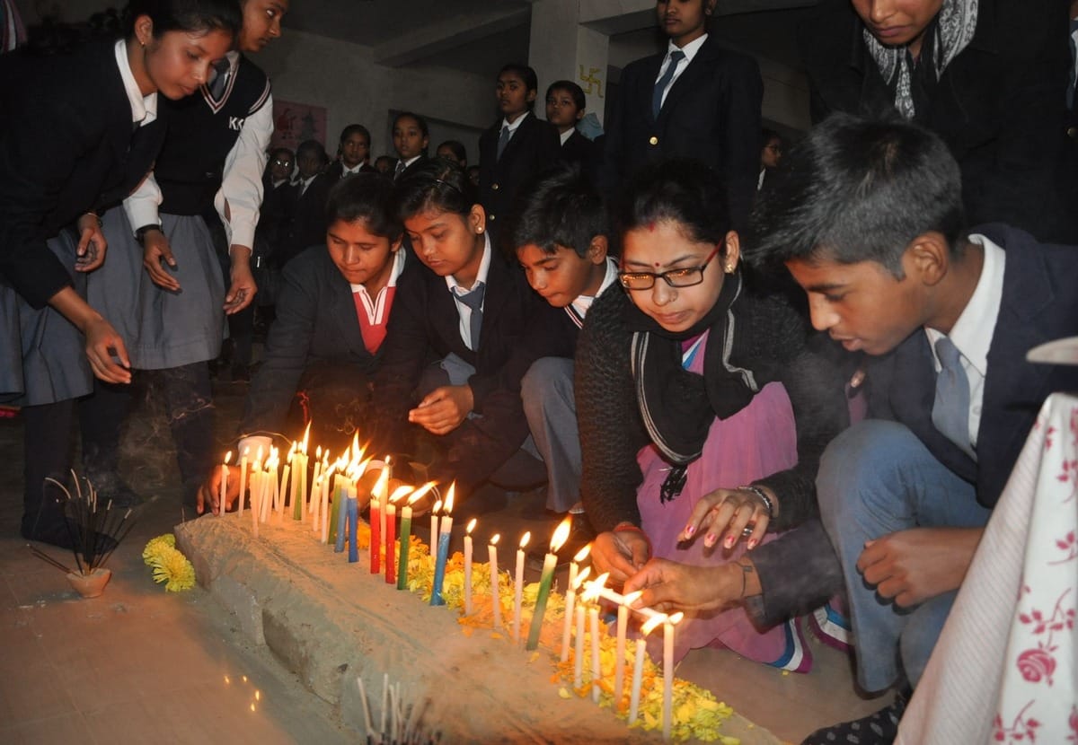 Pulwama attack martyr candle march