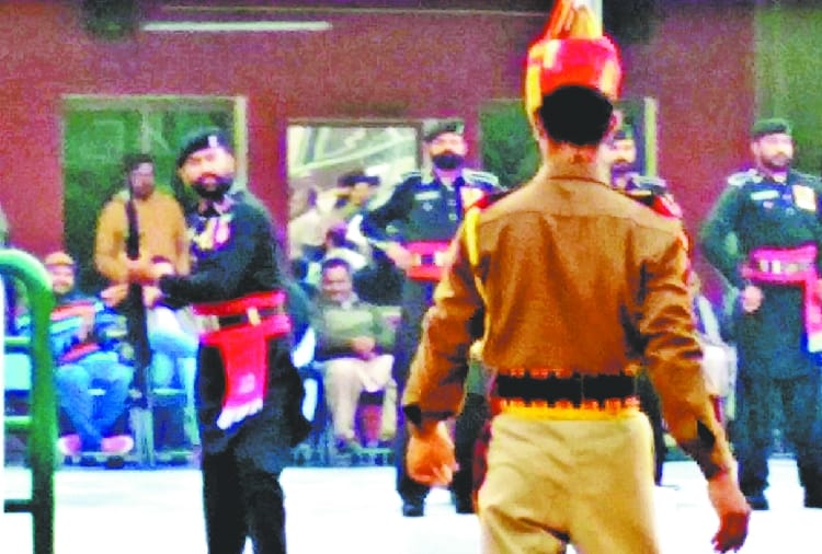 Retreat Ceremony At Hussainiwala Border In Firozpur