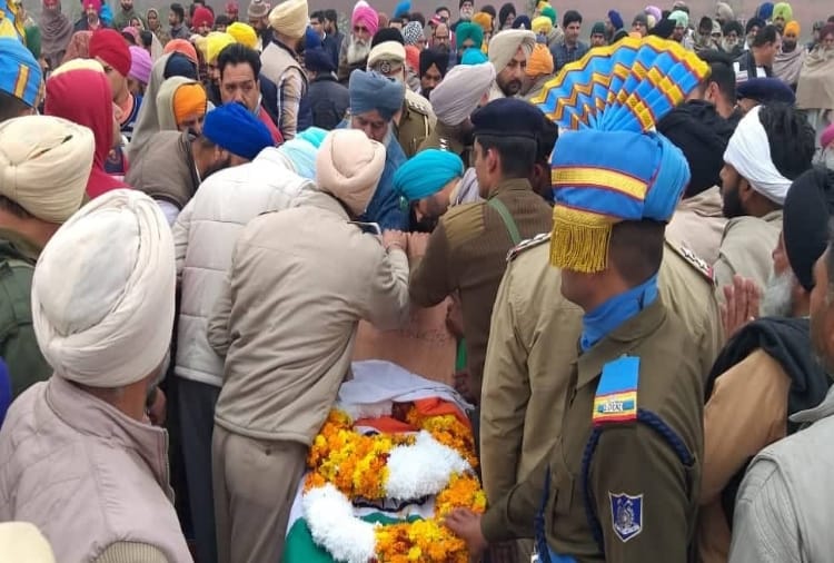 Pulwama martyr jaimal singh funeral with state honors in Moga