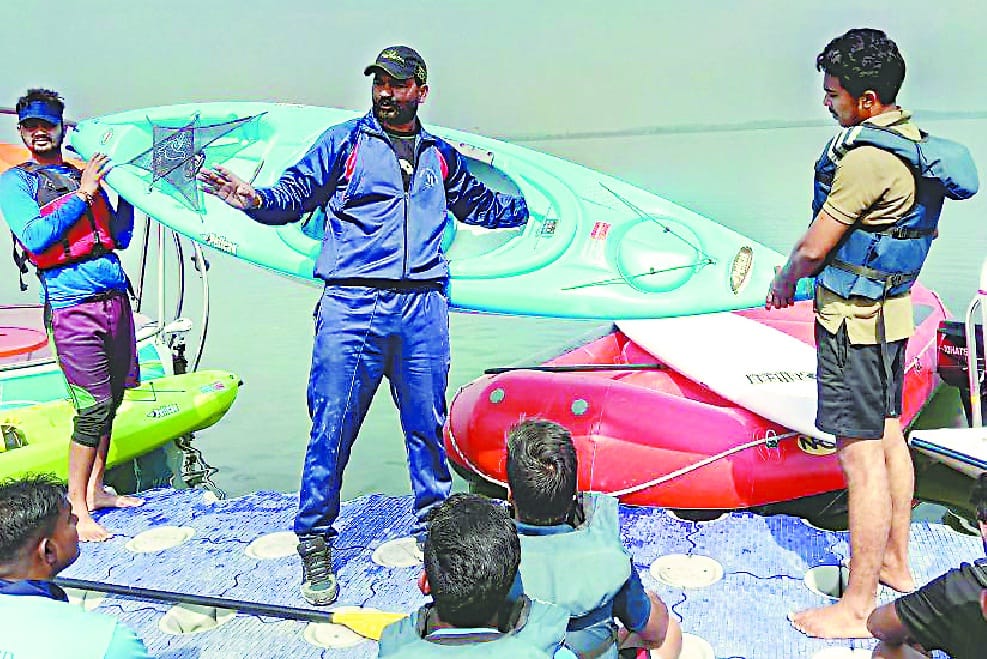 Water sports training started
