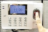 attendance from the biometric machine, salary from mustola