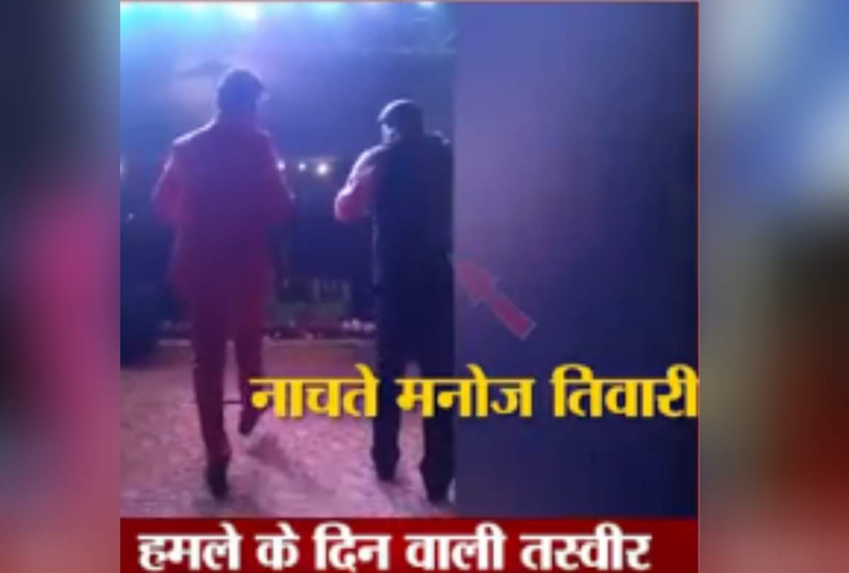 manoj tiwari was dancing in kumbh when country was in sorrow for pulwama attack