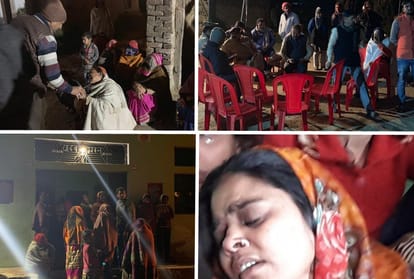 Pulwama attack: coffin of martyr mahesh kumar reached villege Meja, prayagraj